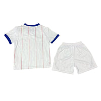 Chelsea 26/27 White/Red Vertical Stripes 3rd Kids Jersey Set