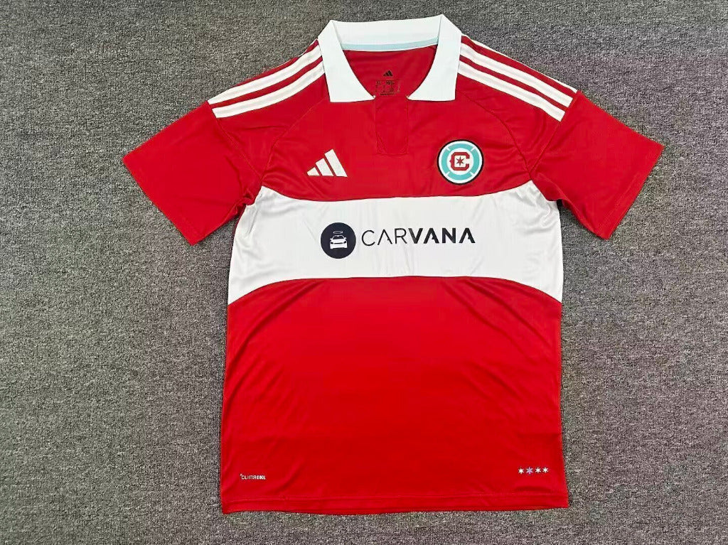 Chicago 26/27 White/Red Home Jersey