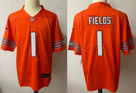 Chicago Bears 25/26 Fields #1 Orange NFL Jersey