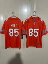 Chicago Bears 25/26 Kmet #85 Orange NFL Jersey