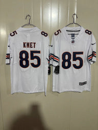 Chicago Bears 25/26 Kmet #85 White NFL Jersey