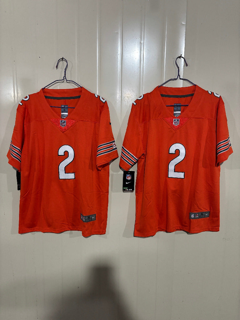 Chicago Bears 25/26 Moore #2 Red Game Kids Jersey