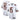 Chicago Bears 25/26 Odunze #15 White/Red NFL Jersey