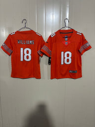 Chicago Bears 25/26 Williams #18 Red Game Kids Jersey