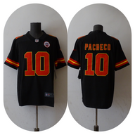 Chiefs 2023/24 Pacheco #10 Black/Red NFL Game Jersey