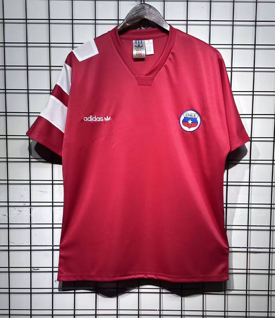 Chile 26/27 Red/White Home Jersey