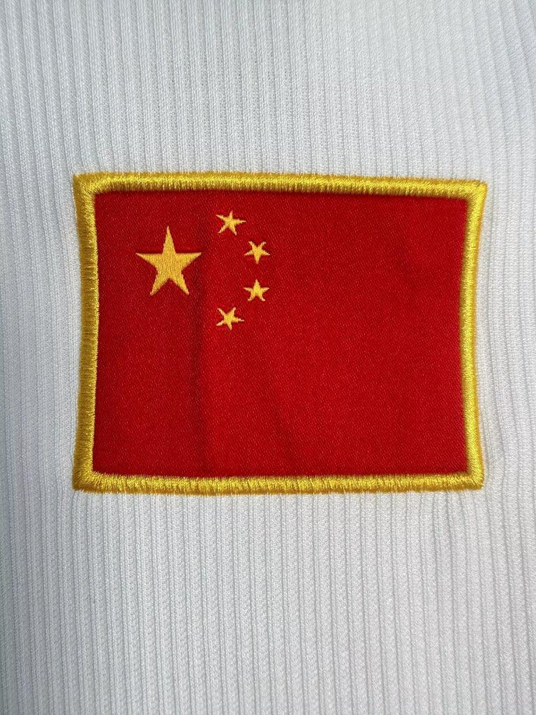 China 2002 Retro White/Red Home Jersey