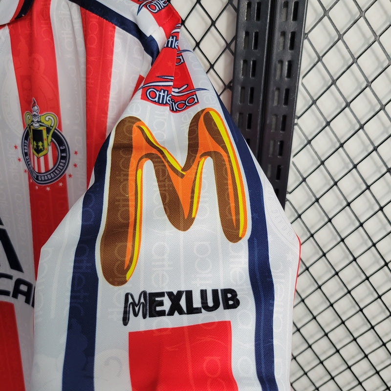 Chivas 2006/07 Retro White/Orange Home Jersey