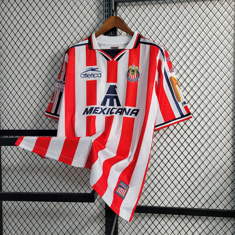 Chivas 2006/07 Retro White/Orange Home Jersey