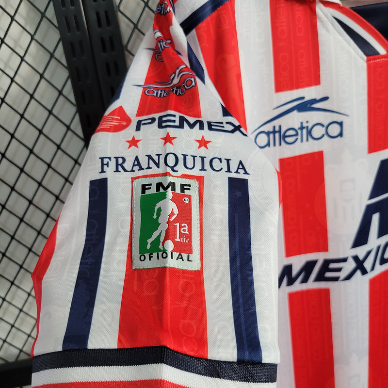 Chivas 2006/07 Retro White/Orange Home Jersey