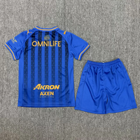 Chivas 25/26 Blue/Gold Third Kids Jersey Set
