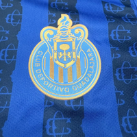 Chivas 25/26 Blue/Gold Third Kids Jersey Set