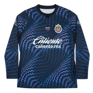 Chivas 26/27 Black/Blue Wavy Goalkeeper Long Sleeve Jersey