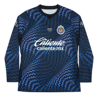 Chivas 26/27 Black/Blue Wavy Goalkeeper Long Sleeve Jersey