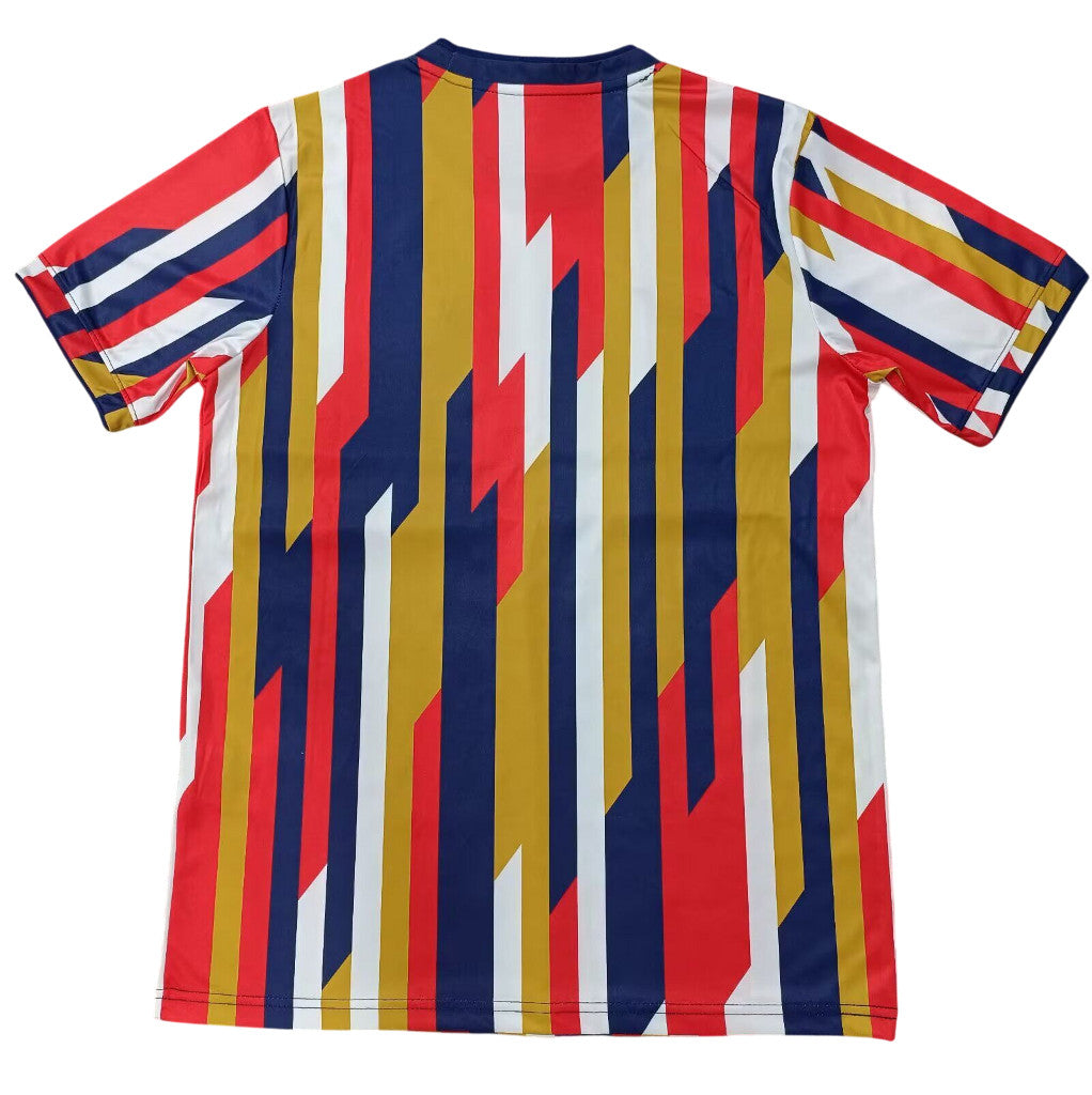 Chivas 26/27 Red/Blue/Gold/White Vertical Stripe Training Jersey
