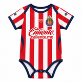Chivas 26/27 Red/White Striped Home Baby Bodysuit Jersey