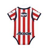 Chivas 26/27 Red/White Striped Home Baby Bodysuit Jersey