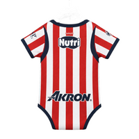 Chivas 26/27 Red/White Striped Home Baby Bodysuit Jersey