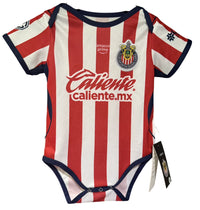 Chivas 26/27 Red/White Stripes Home Baby Bodysuit Jersey