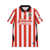 Chivas 26/27 Red/White Stripes/Navy Trim Home Jersey