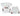Chivas 26/27 White/Black Trim Away Kids Jersey Set