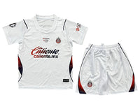 Chivas 26/27 White/Black Trim Away Kids Jersey Set