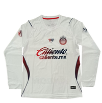 Chivas 26/27 White/Black Trim Away Long Sleeve Soccer Jersey