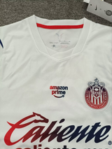 Chivas 26/27 White/Black Trim Away Long Sleeve Soccer Jersey