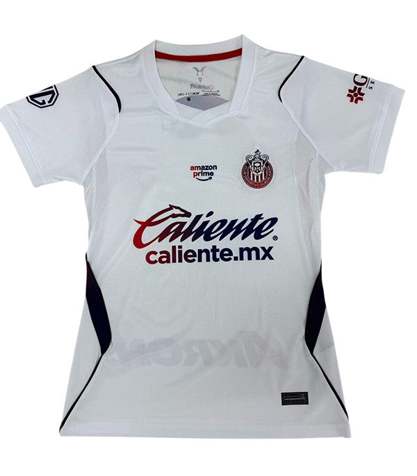 Chivas 26/27 White/Black Trim Away Women Jersey
