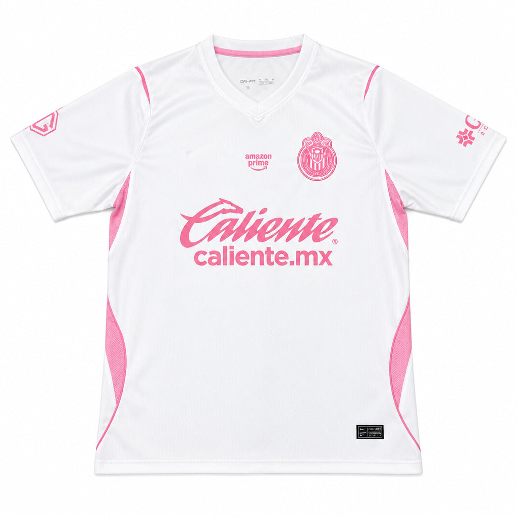 Chivas 26/27 White/Pink Away Jersey