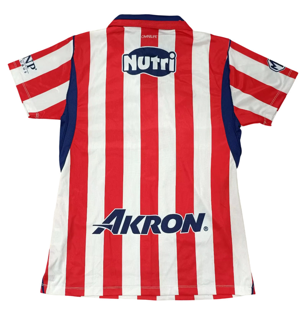 Chivas 26/27 White/Red Vertical Stripes Home Women Jersey