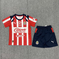 Chivas de Guadalajara 25/26 Home Kids Jersey Set