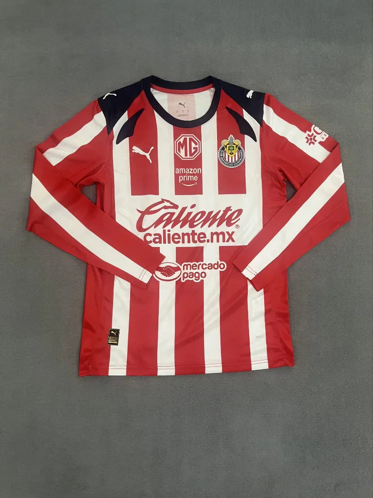 Chivas de Guadalajara 25/26 Home Long Sleeve Jersey