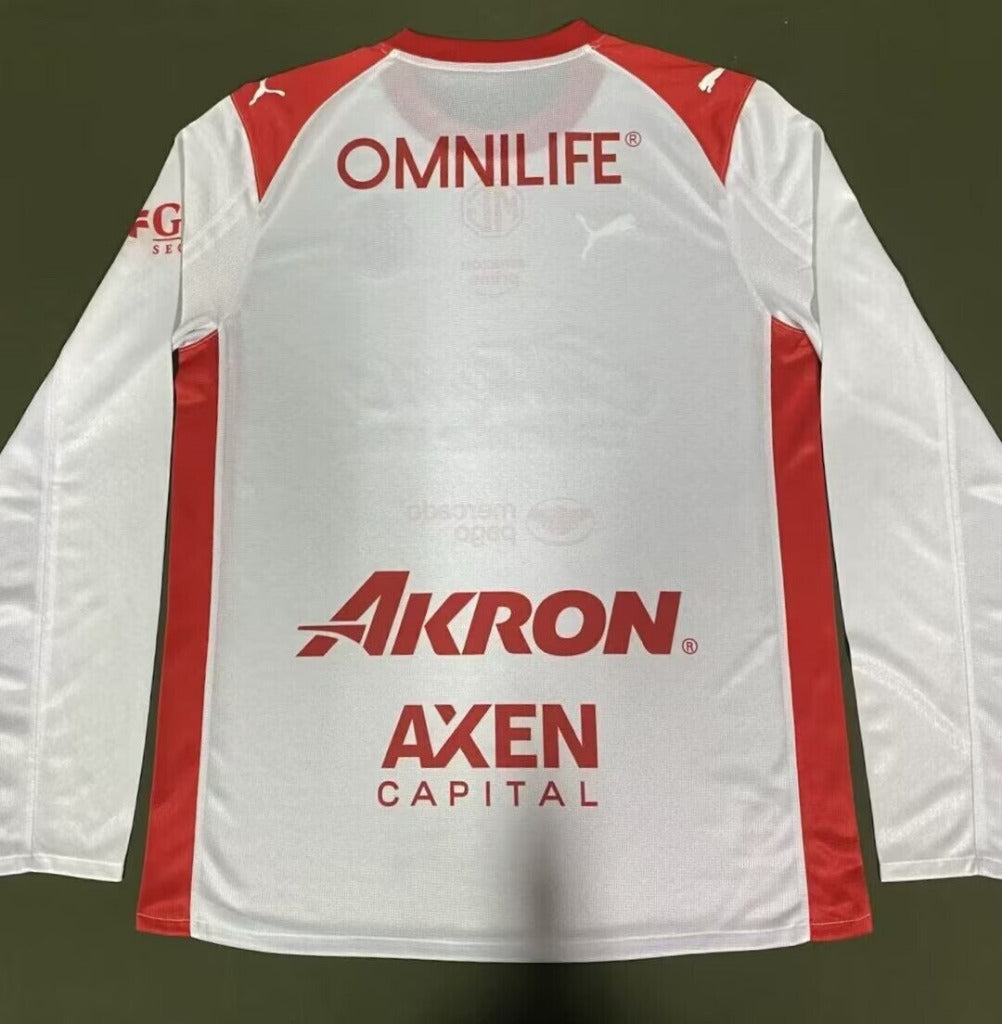Chivas de Guadalajara 25/26 White/Red Special Player Version Long Sleeve Jersey