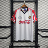 Chivas Del Guadalajara 1998/99 Retro White/Red Away Jersey