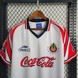 Chivas Del Guadalajara 1998/99 Retro White/Red Away Jersey