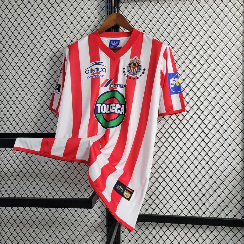 Chivewood 2001/02 Retro Home Jersey Red White – Vintage Football ...