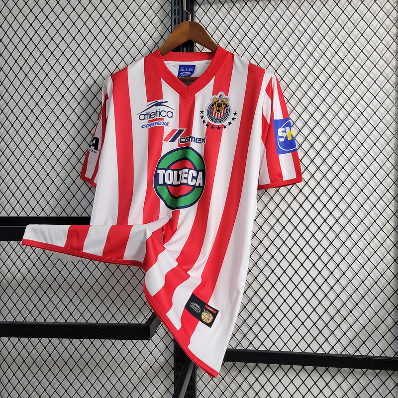 Chivewood 2001/02 Retro Red/White Home Jersey