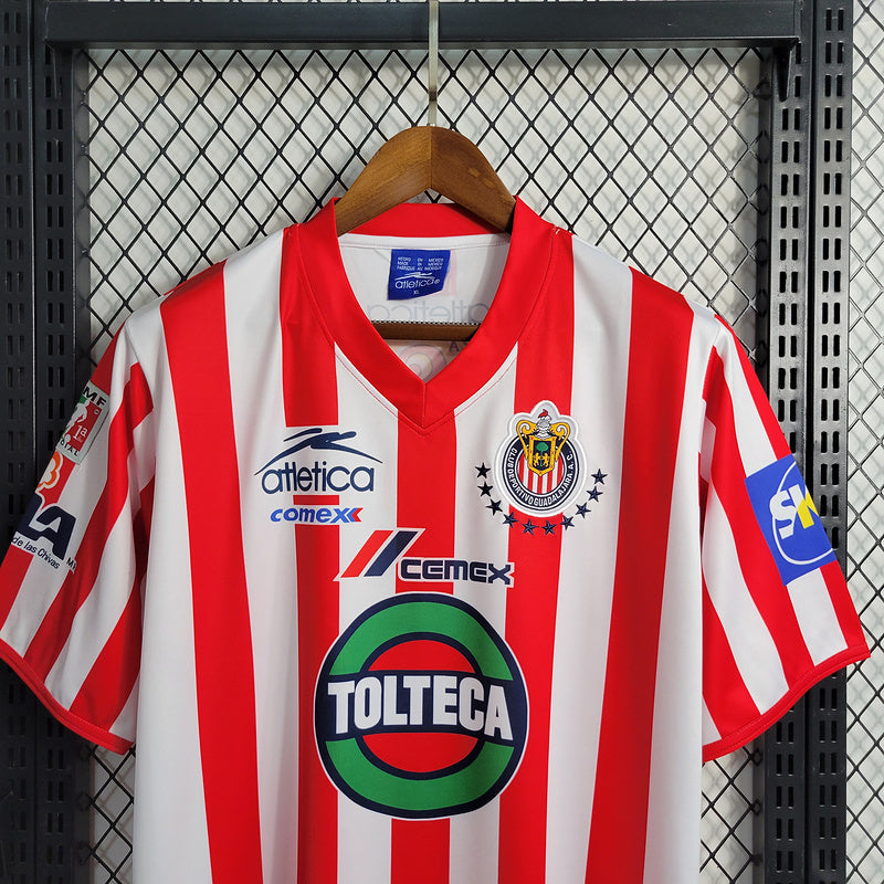 Chivewood 2001/02 Retro Red/White Home Jersey