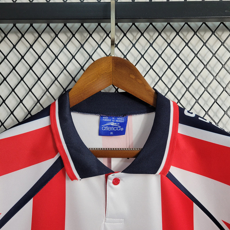 Chivewood 2002/03 Retro White/Orange Home Jersey