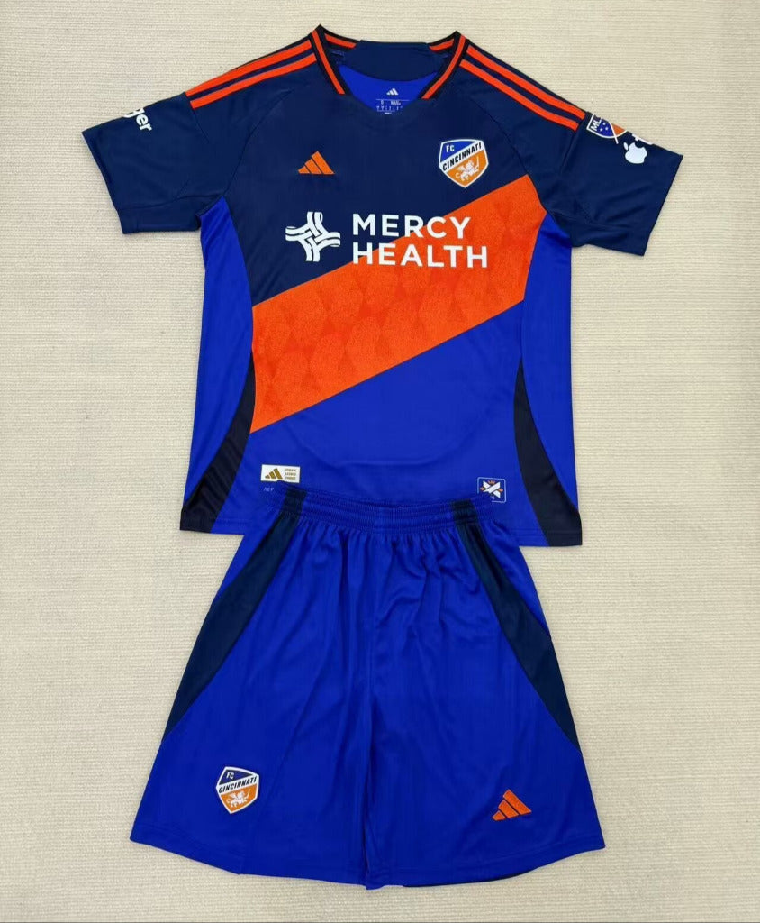 Cincinnati 25/26 Blue Home Kids Jersey Set