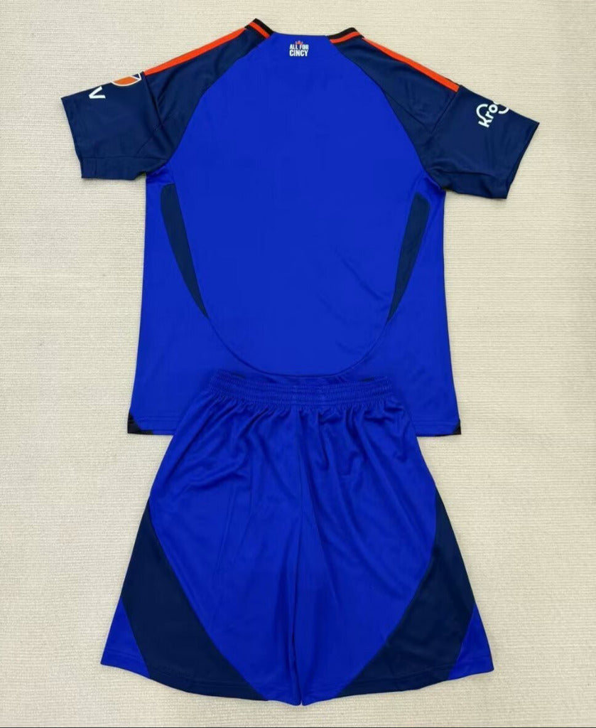 Cincinnati 25/26 Blue Home Kids Jersey Set