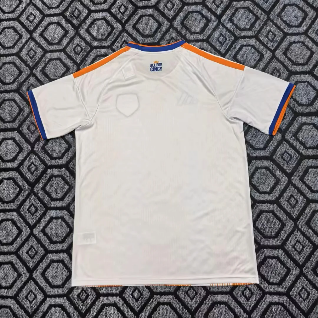 Cincinnati 26/27 White/Orange Home Jersey