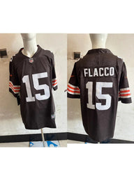 Cleveland Browns 25/26 Flacco #1 Black NFL Jersey