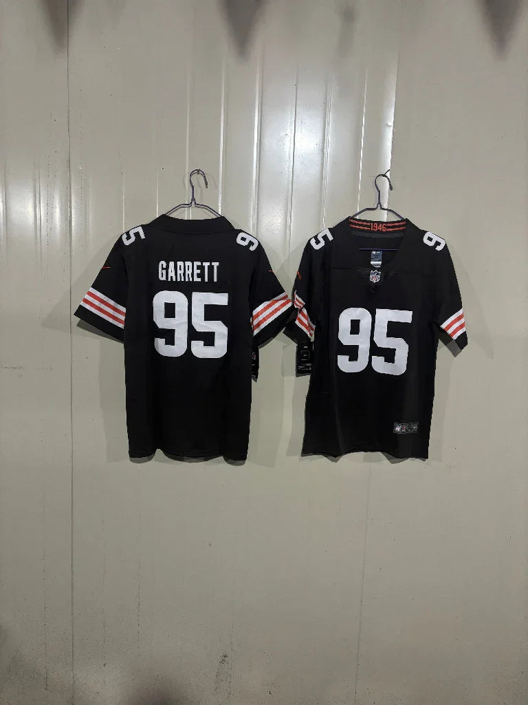 Cleveland Browns 25/26 Garrett #95 Black Kids Jersey