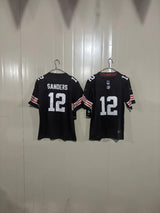 Cleveland Browns 25/26 Sanders #12 Black Kids Jersey