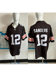 Cleveland Browns 25/26 Sanders #12 Black NFL Jersey