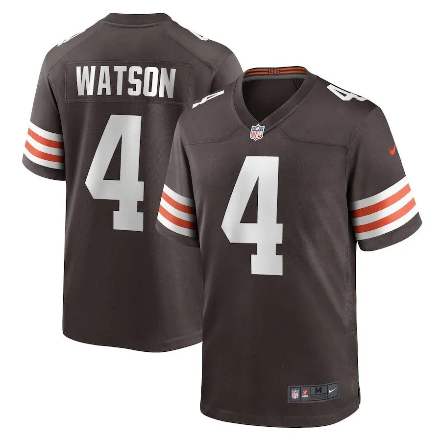 Cleveland Browns 25/26 Watson #4 Black NFL Jersey