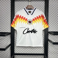 Club America 1995 Vintage Retro White Away Jersey