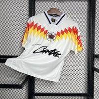 Club America 1995 Vintage Retro White Away Jersey